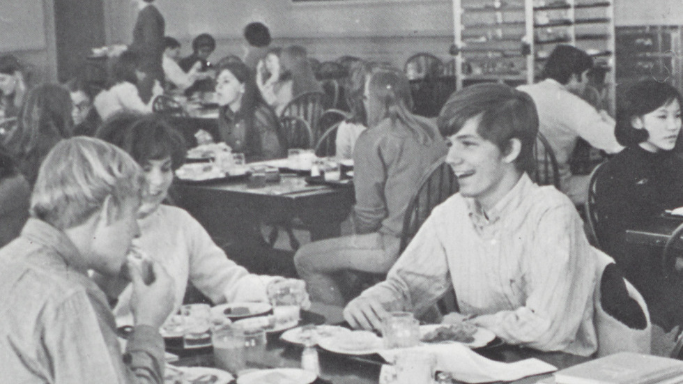 Students in the Ratty in 1969