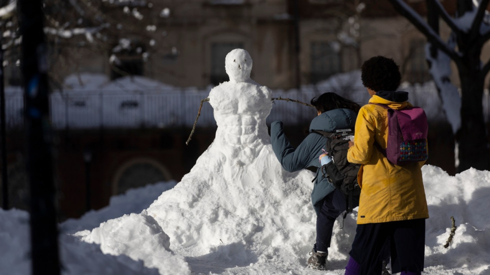 snowman with abs