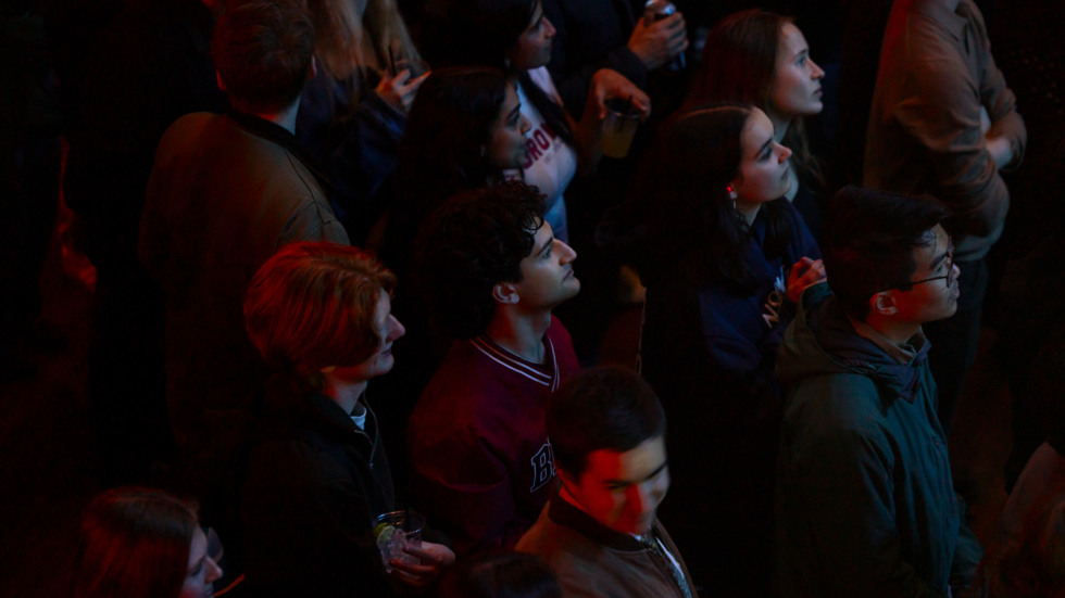 Crowd watches performances at the Thank You PVD benefit concert
