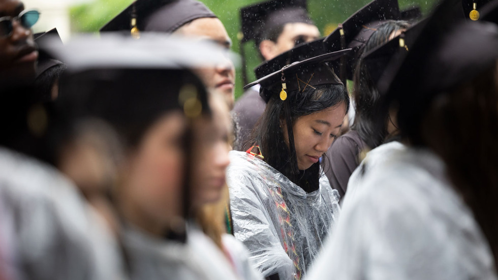 Students at College Ceremony
