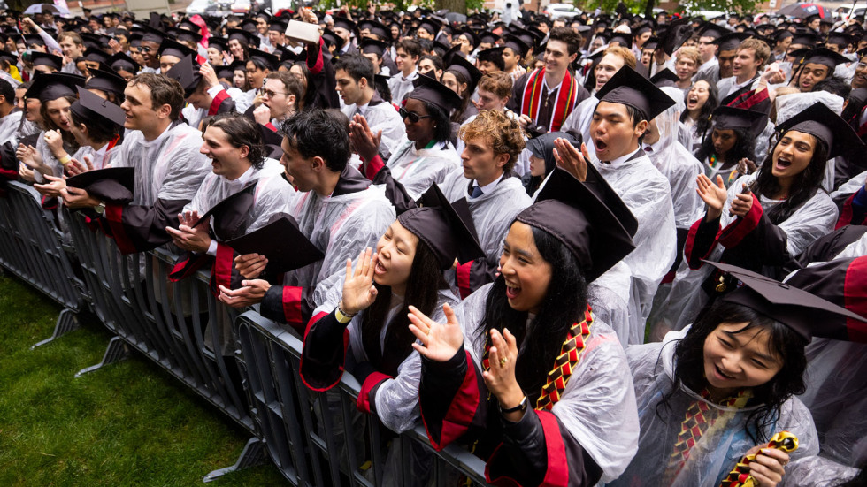Students at College Ceremony