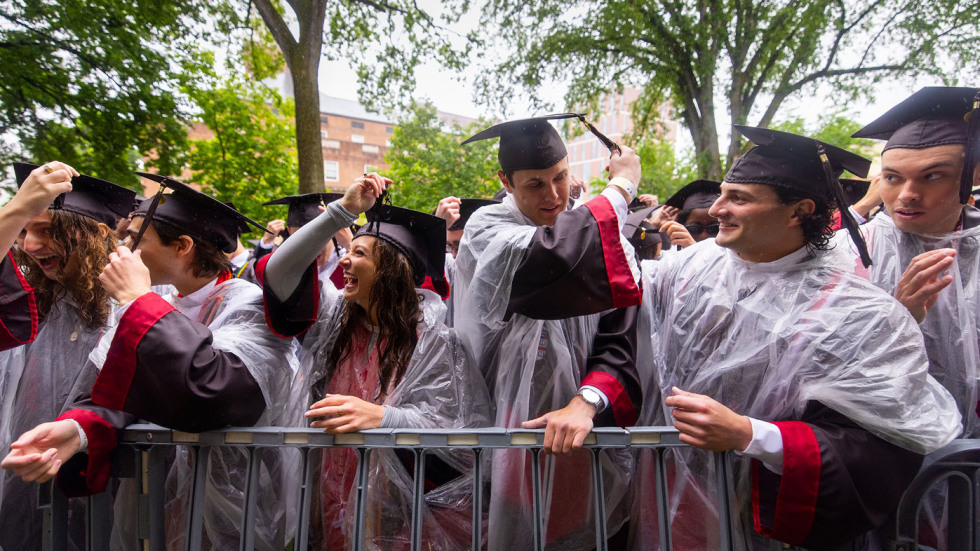 Students at College Ceremony