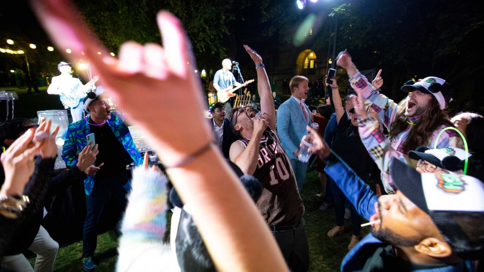 Students at Campus Dance