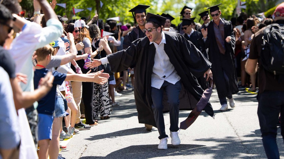 Students during procession