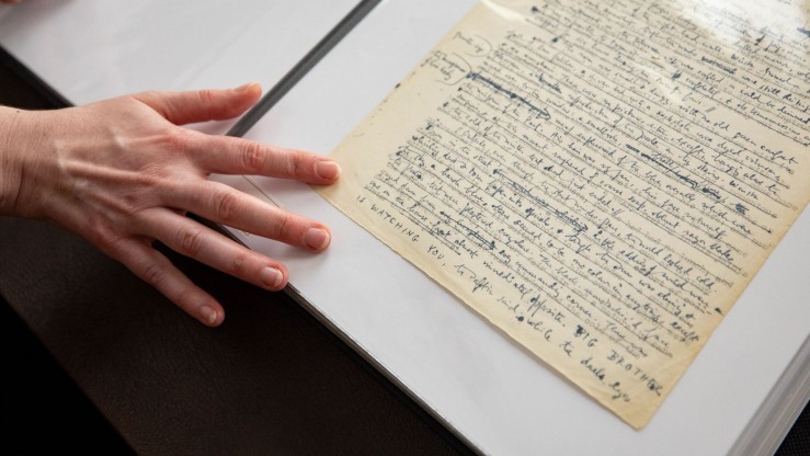 Original manuscript of George Orwell's '1984' is a highlight of