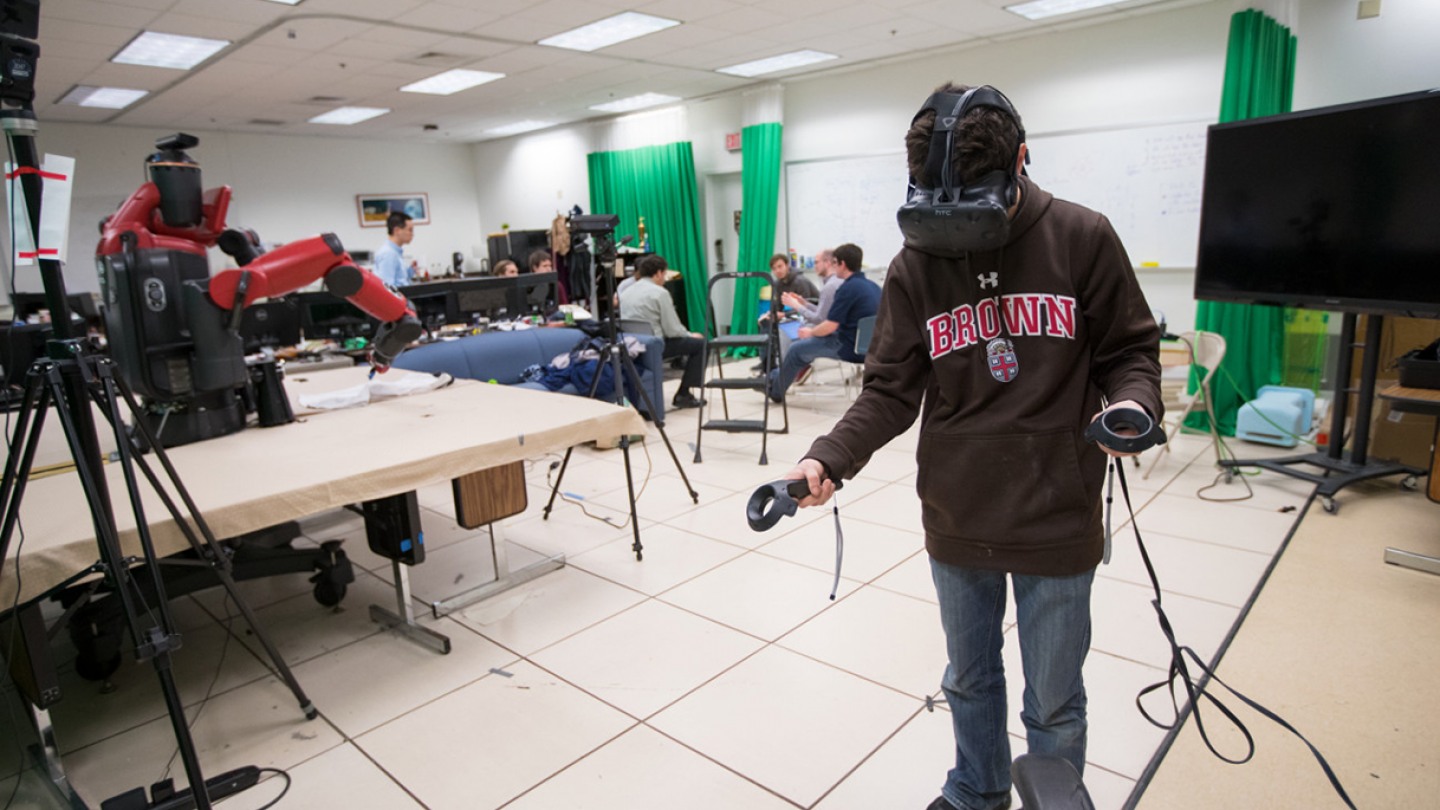 en million Viewer tom Software enables robots to be controlled in virtual reality | Brown  University