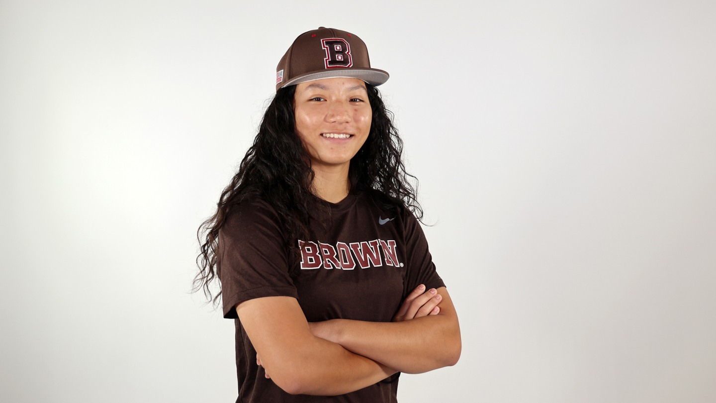 At Brown, Olivia Pichardo makes history as first woman on an NCAA