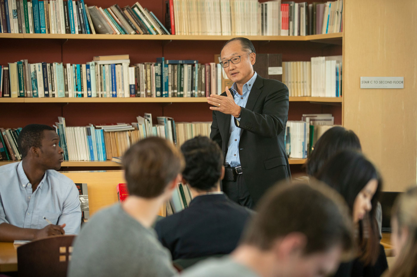 Jim Kim at the Watson Institute for International and Public Affairs at Brown University