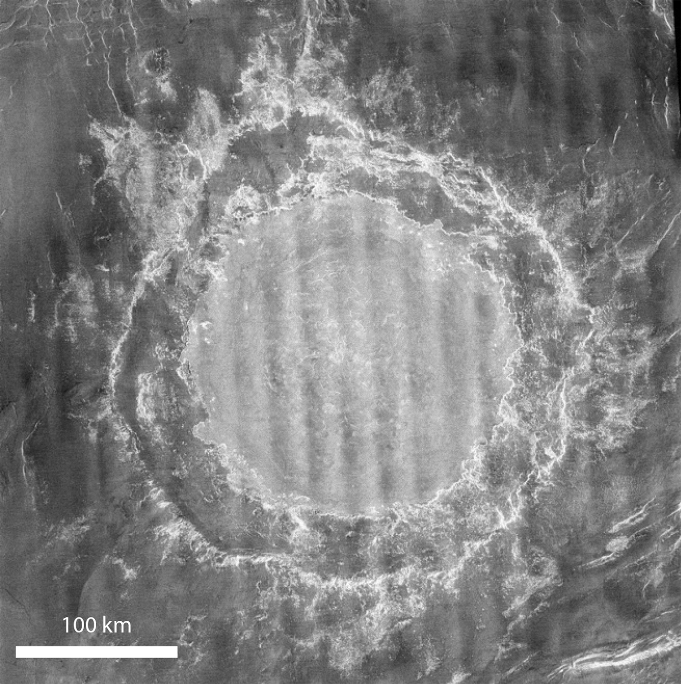 An image of Mead Crater