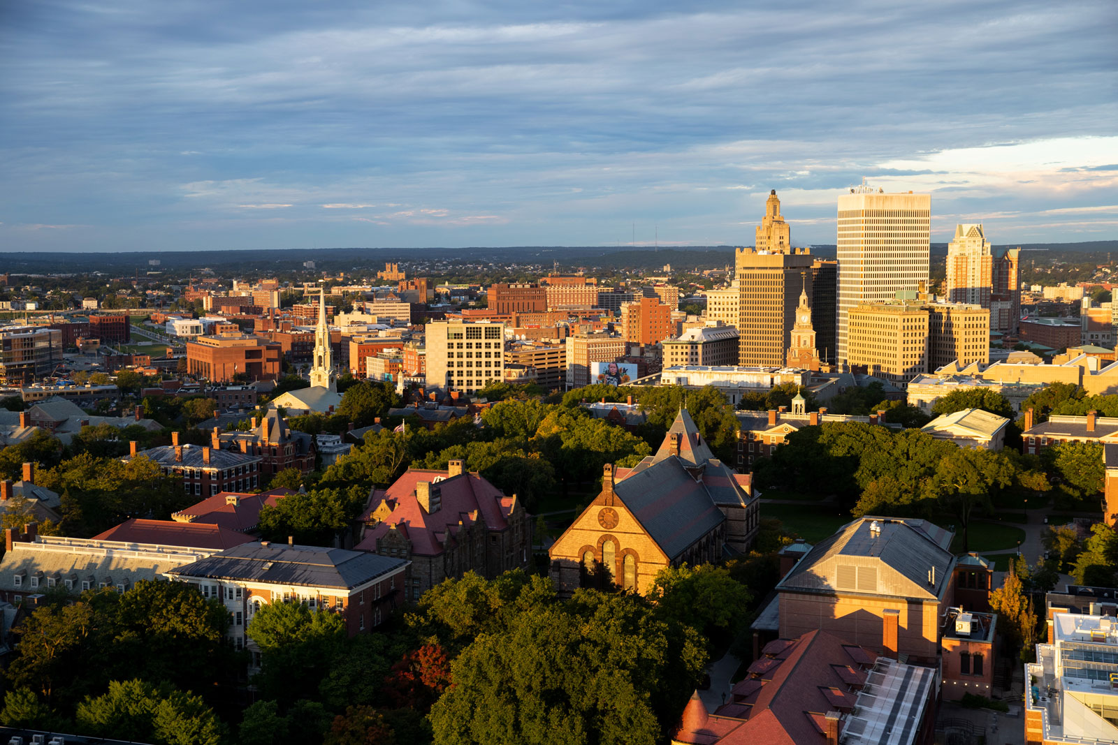 An image of the Providence skyline