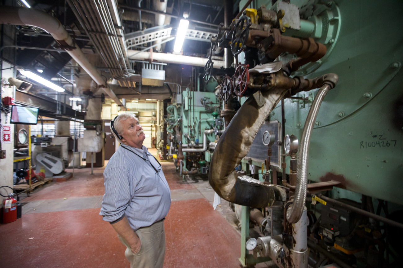 An image of Brown's central heating plant