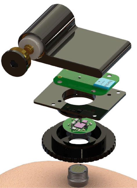 An image of the wireless transmitter assembly