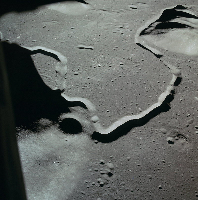 Image of Hadley Rille on the Moon
