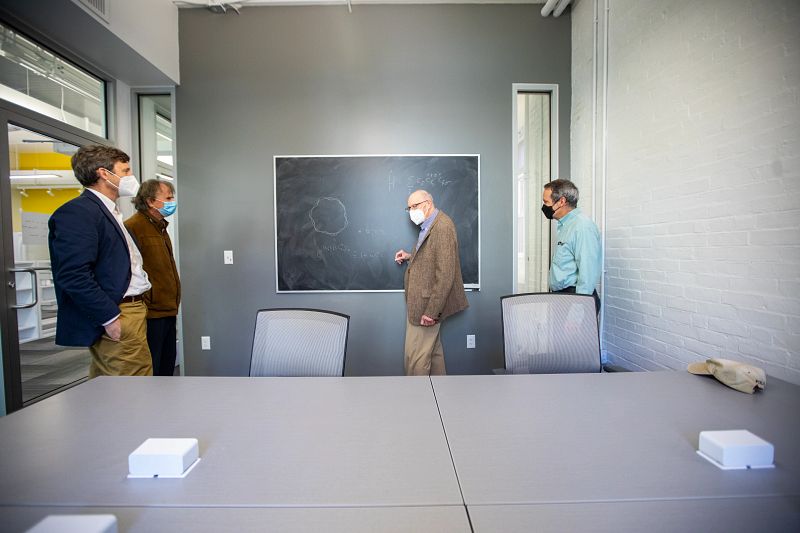 Steiner with his dissertation committee members