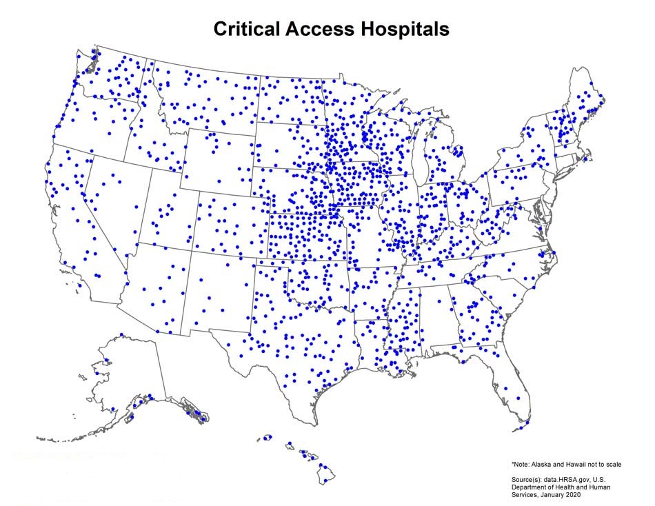 CAH map