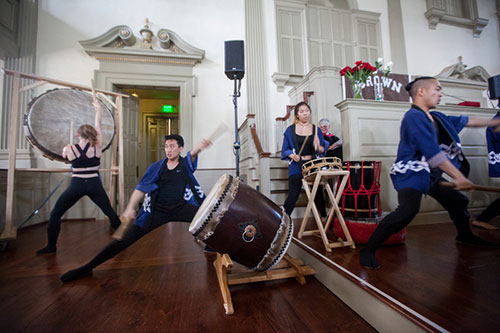 Japanese drumming group