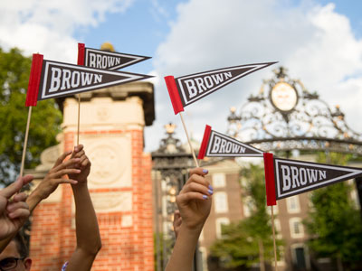 Flags at Commencement