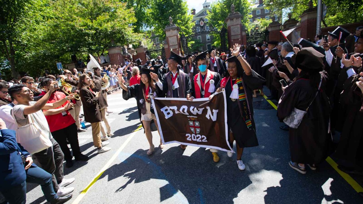 With advice from Pelosi, Paxson and peers, Brown's Class of 2022 celebrates Commencement