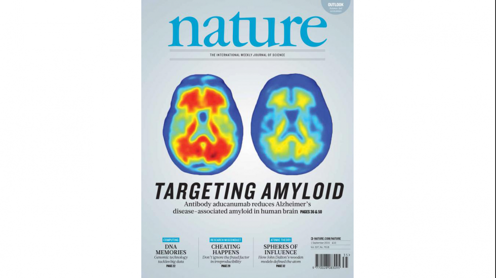 Cover of Nature magazine