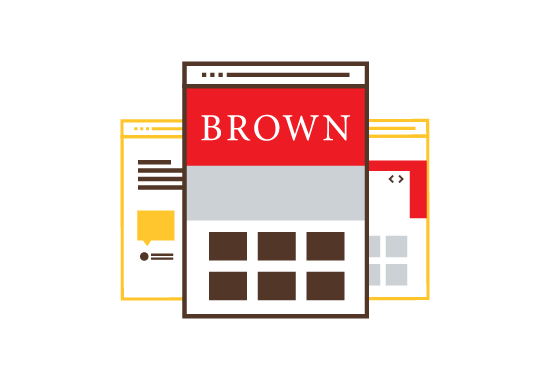 Websites at Brown Icon