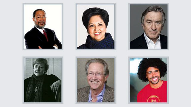 Thumbnail of Six Honorary Degree recipients