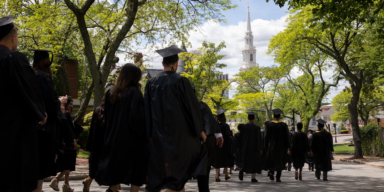 Graduating seniors made their way to the First Baptist Church in America for the 2017 Baccalaureate service.