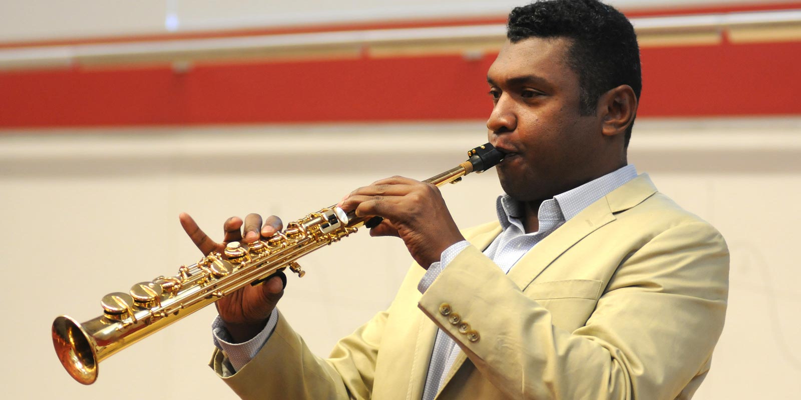 At a Commencement forum on Saturday, jazz musician and Brown physics professor Stephon Alexander discussed the interplay between music and physics.