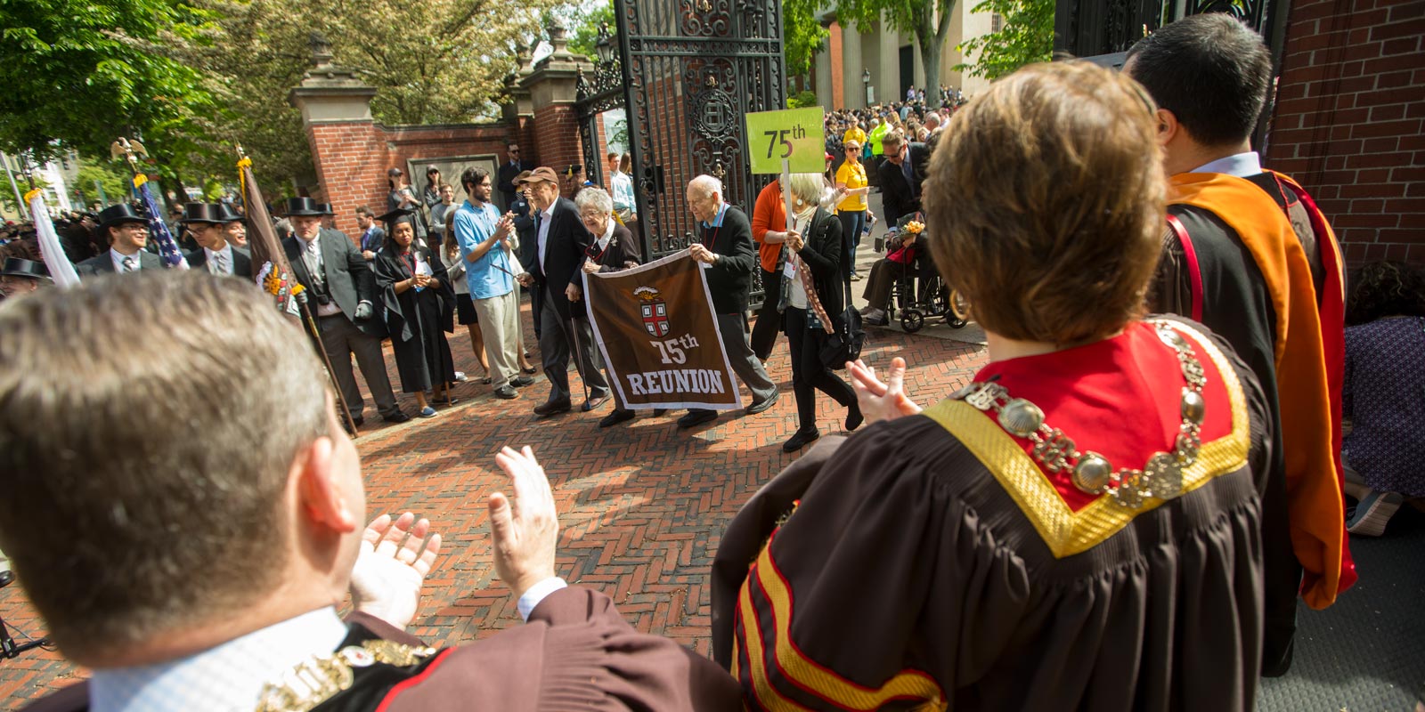 Members of the Class of 1942 returned to campus to celebrate their 75th reunion.
